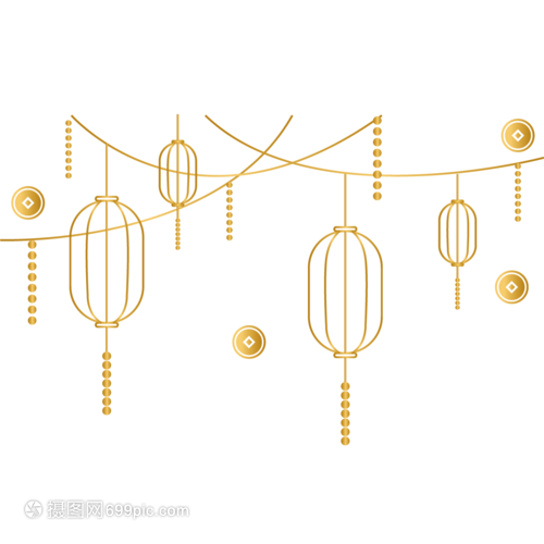 金色节日装饰的魅力与创意